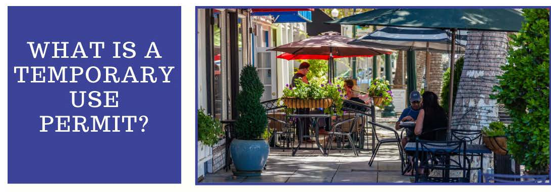 What is a temporary use permit