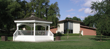 Arbor and library building