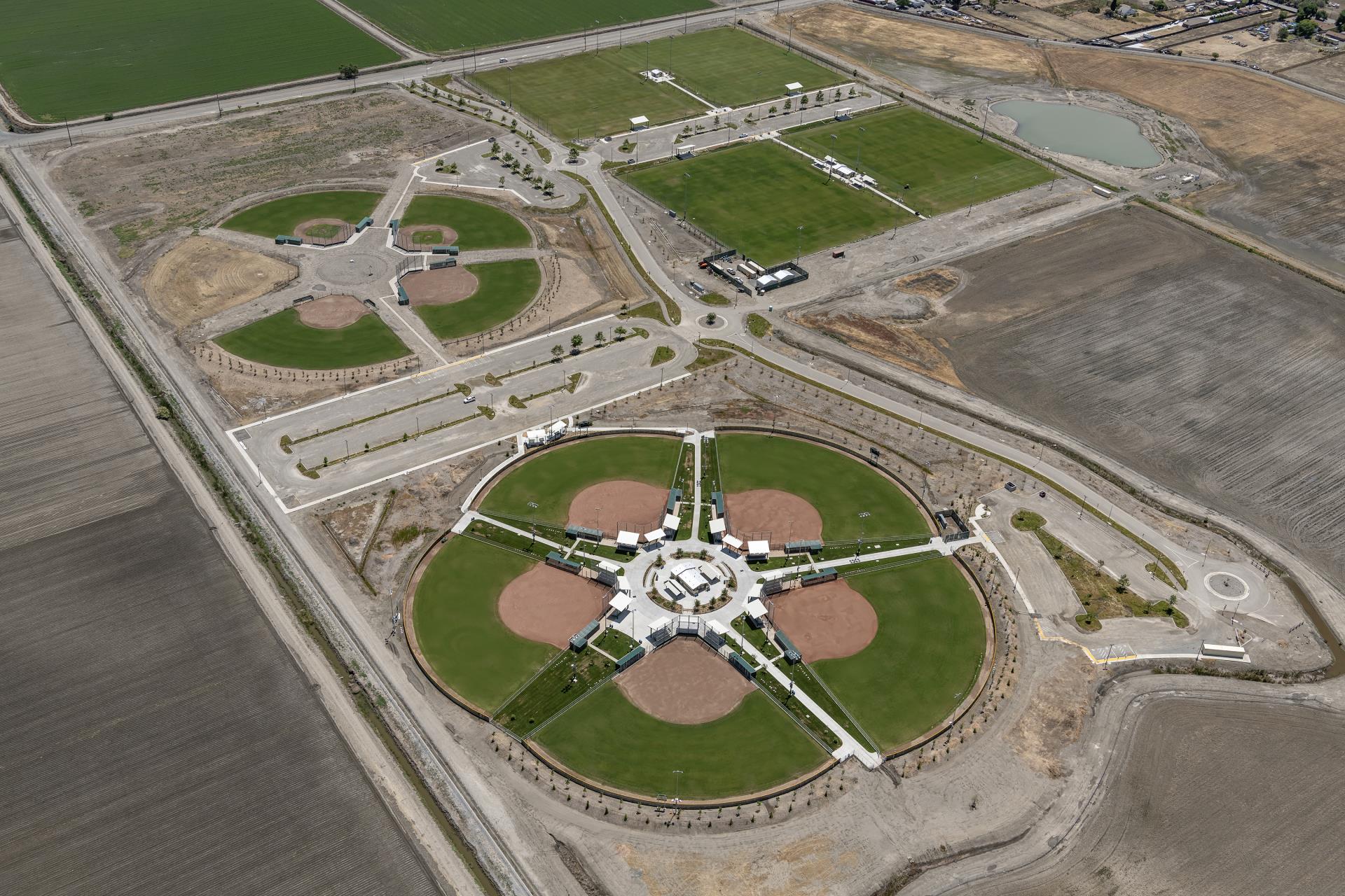 Legacy Fields aerial view