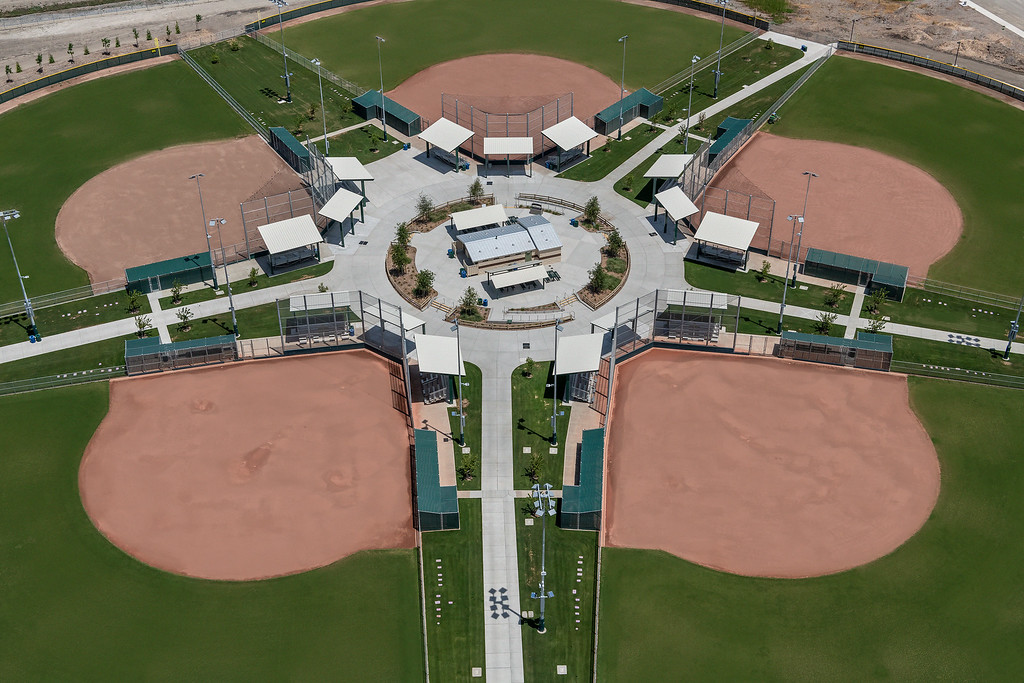 Legacy Fields aerial view