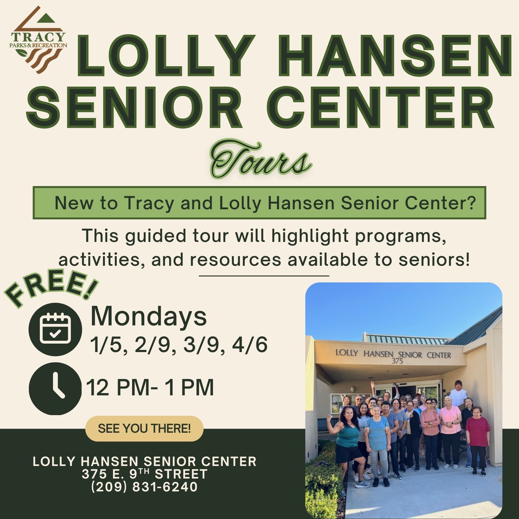 Lolly Hansen Senior Center Tours