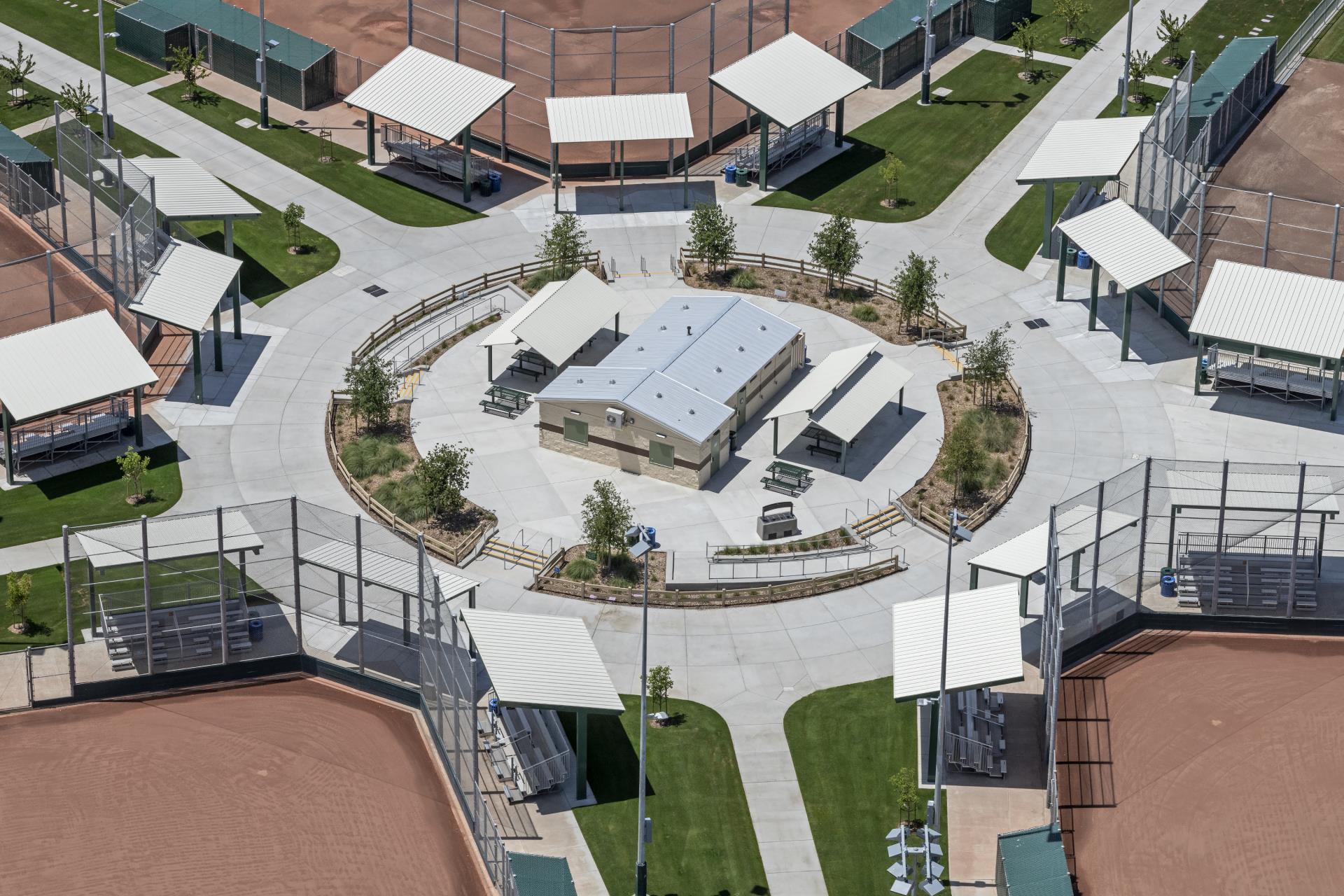 Legacy Fields aerial view