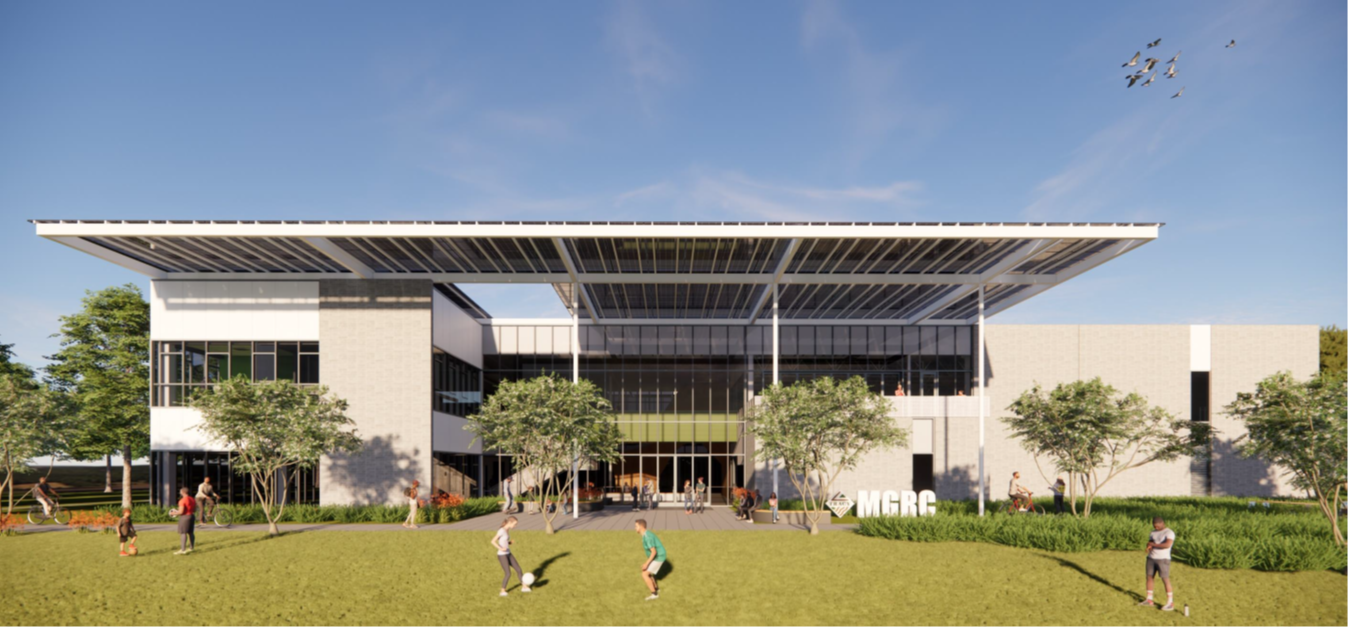 Image of building rendering of the TRAC