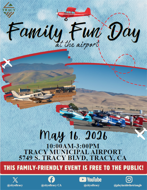 Family Fun Day at Tracy Municipal Airport Flyer