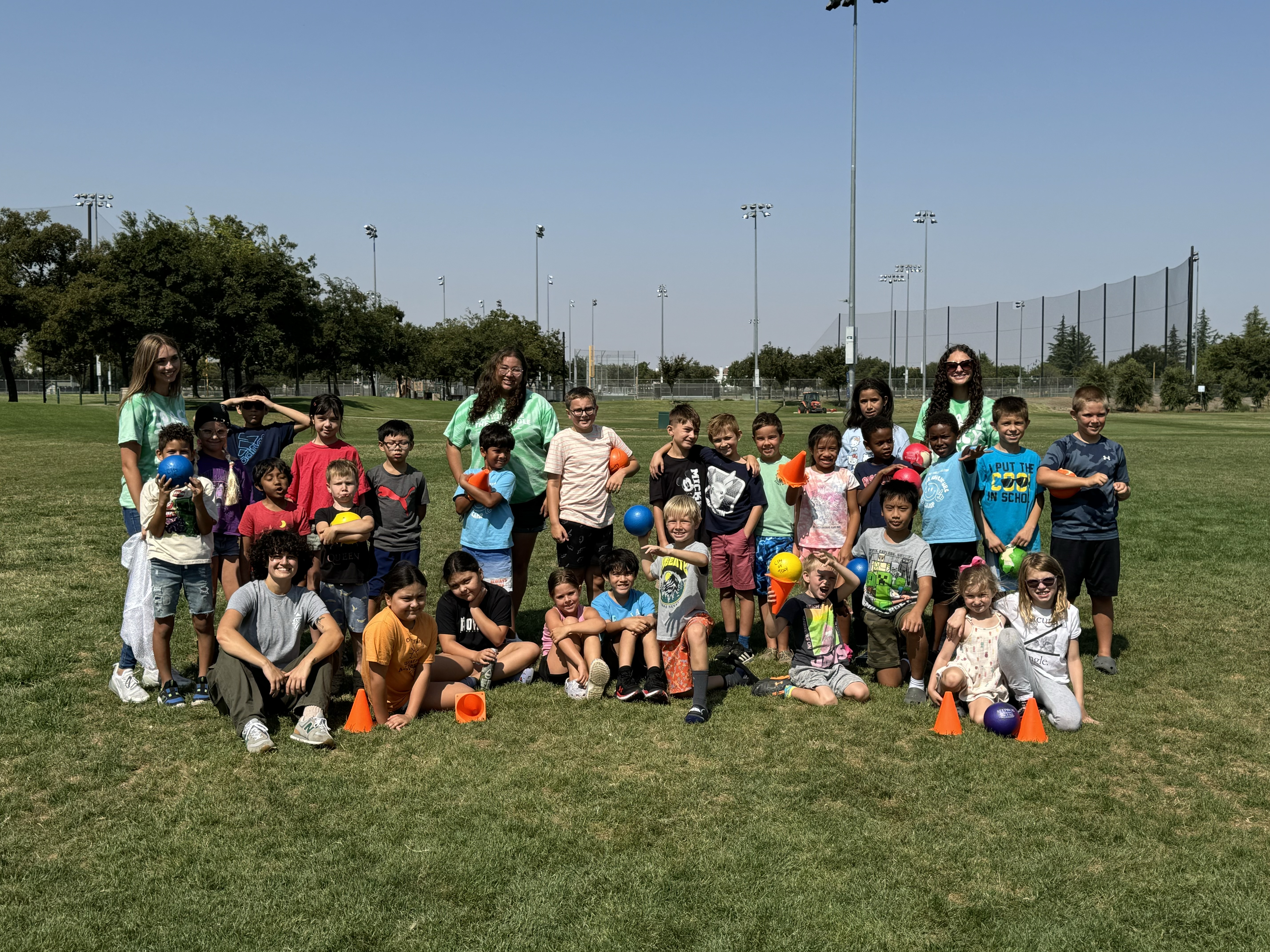 Summer Adventure Camp day at the park