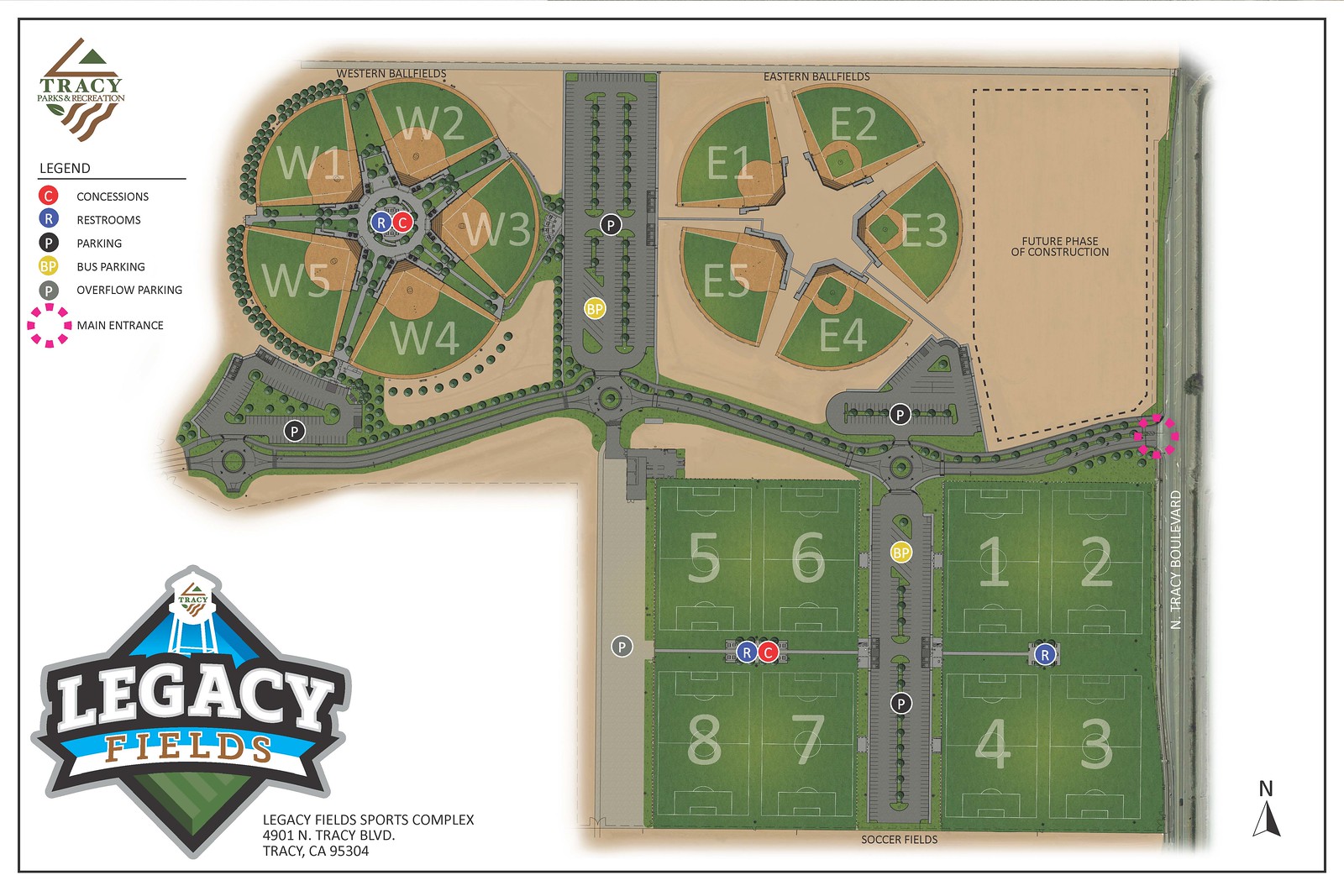 Phase 1 Area map